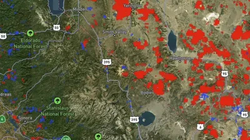 All Active Mining Claims in the Detector Maps app, Arizona