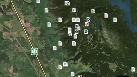 ARIS Reports in the Detector Maps app, British Columbia