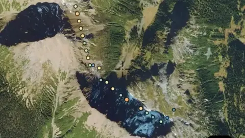 Talus Geochemistry in the Detector Maps app, British Columbia