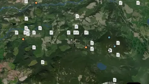 Property File Reports in the Detector Maps app, British Columbia
