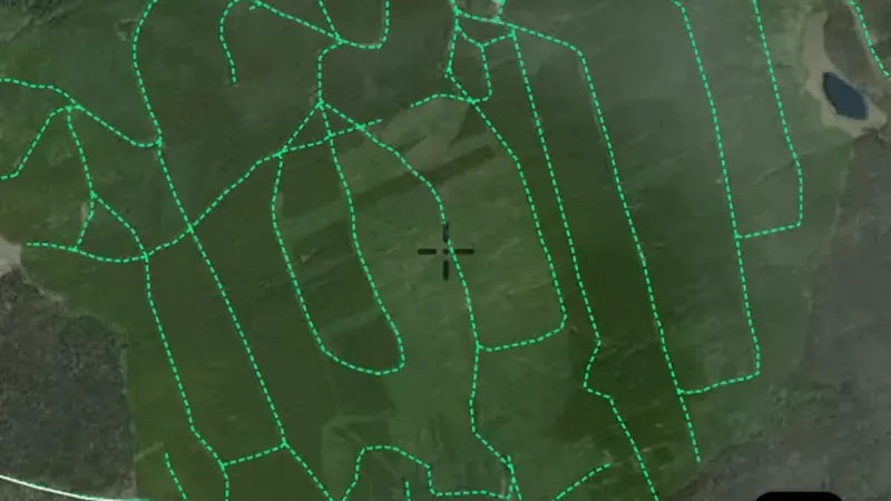 Digital Road Atlas in the Detector Maps app, British Columbia
