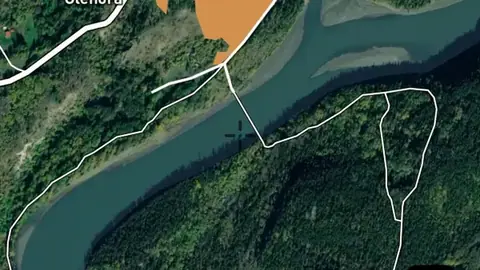 Fire Perimeters in the Detector Maps app, British Columbia