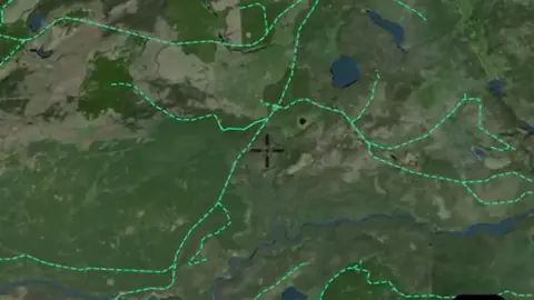 FTEN Road Sections in the Detector Maps app, British Columbia