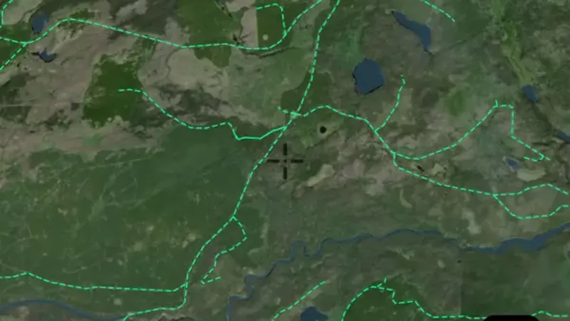 FTEN Road Sections in the Detector Maps app, British Columbia