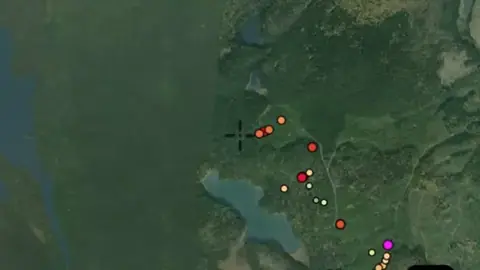 Till Geochemistry in the Detector Maps app, British Columbia