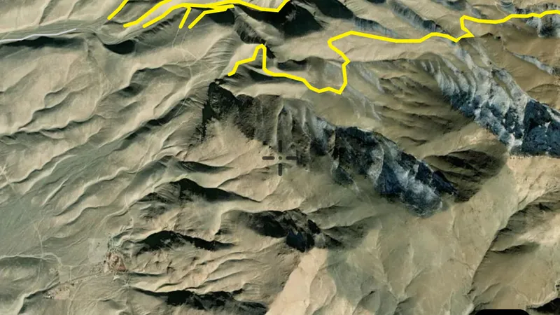BLM Roads & Trails in the Detector Maps app, California