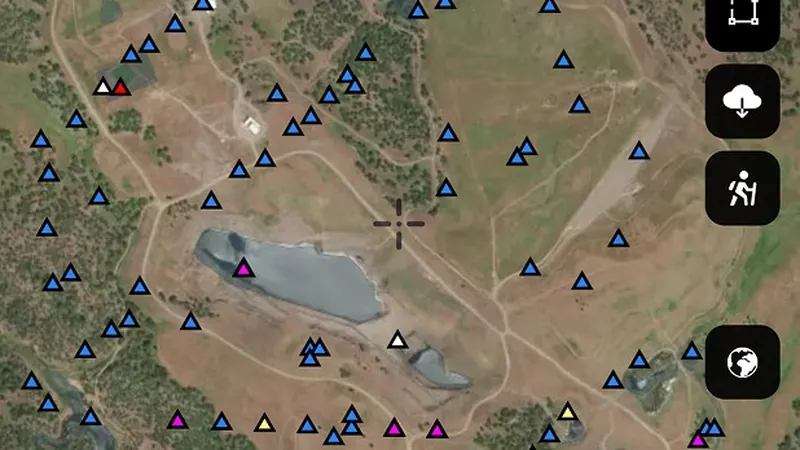 Rock Chip Geochemistry in the Detector Maps app, Colorado