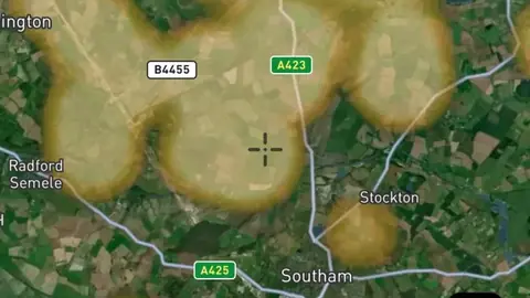 Early Medieval Finds Heatmap in the Detector Maps app, England