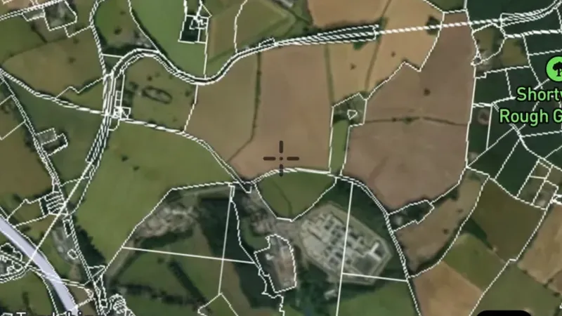 Property Boundaries in the Detector Maps app, England