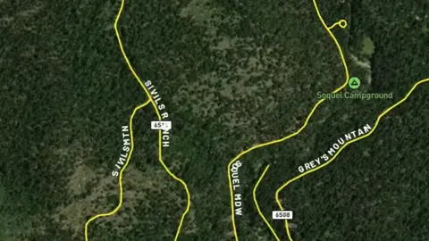 MVUM Roads in the Detector Maps app, Georgia