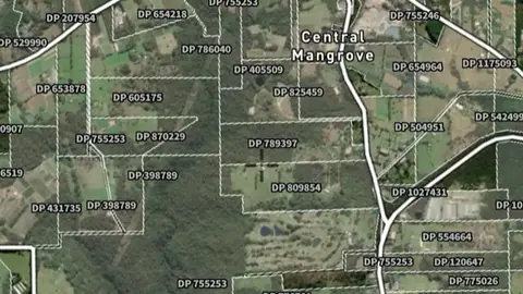 Property Boundaries in the Detector Maps app, New South Wales