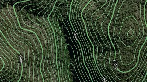 Contours in the Detector Maps app, New South Wales