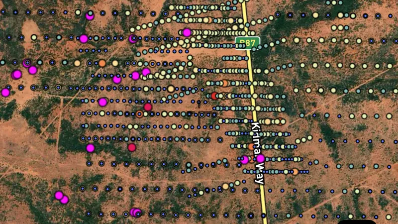 Other Samples in the Detector Maps app, New South Wales