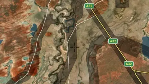 Travelling Stock Reserves in the Detector Maps app, New South Wales