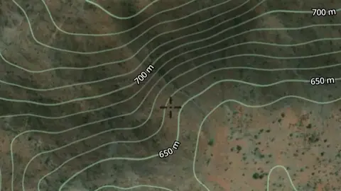 Contours in the Detector Maps app, Northern Territory