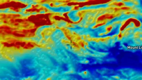 Total Magnetic Intensity (RTP) in the Detector Maps app, Northern Territory