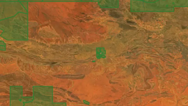 NT Determinations in Northern Territory, drawn over satellite imagery