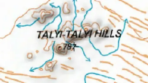 Topography in the Detector Maps app, Northern Territory