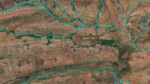 Watercourses in the Detector Maps app, Northern Territory
