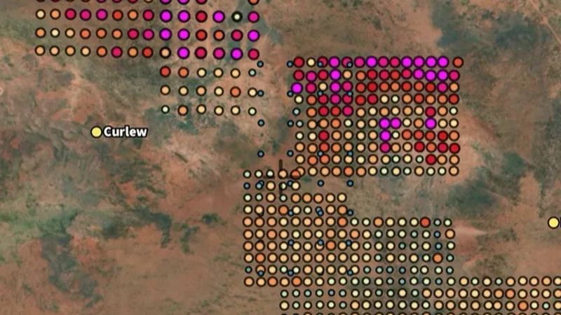 Soils in the Detector Maps app, Northern Territory