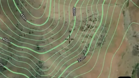 Contours in the Detector Maps app, New Zealand