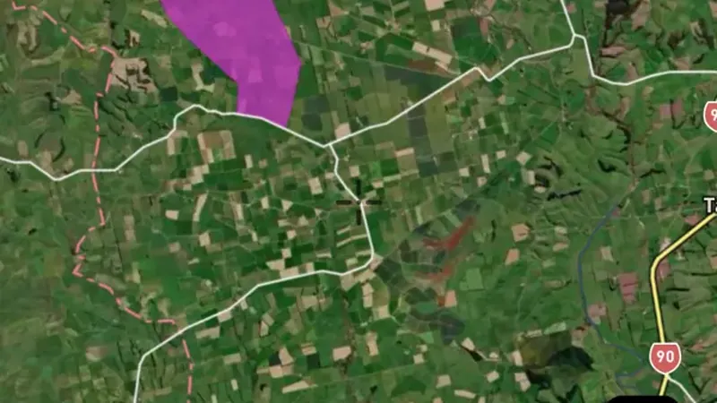 Extensions of Land in the Detector Maps app, New Zealand