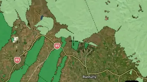 Metamorphic Units in the Detector Maps app, New Zealand