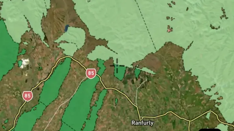 Metamorphic Units in the Detector Maps app, New Zealand