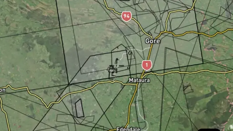 Mineral Reports in the Detector Maps app, New Zealand