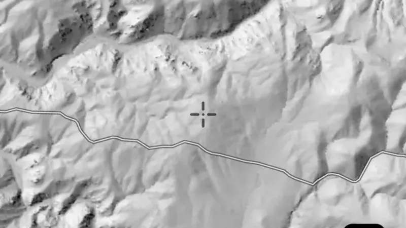 Premium Hillshade in the Detector Maps app, New Zealand