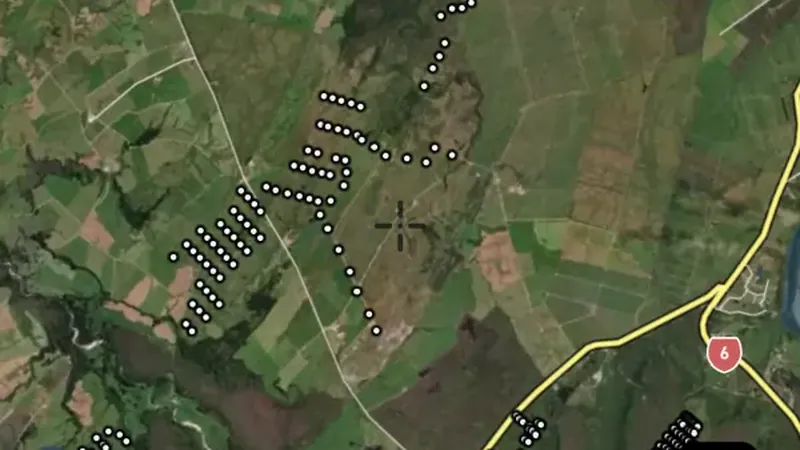 Mineral Drillholes in the Detector Maps app, New Zealand