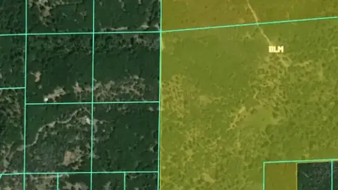 Surface Management Agency Areas in the Detector Maps app, Oregon