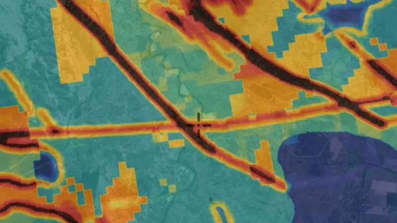 Gold Prospectivity in the Detector Maps app, Queensland