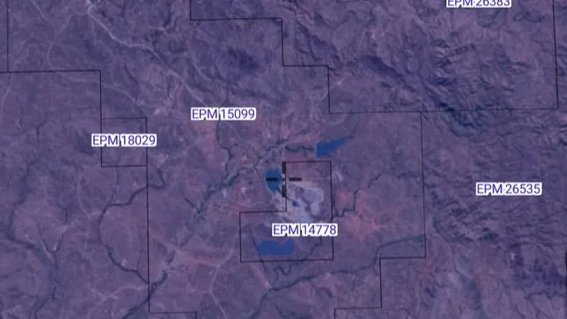 Exploration Permit in the Detector Maps app, Queensland