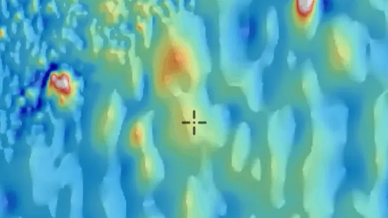 Magnetics (RTP) in the Detector Maps app, Queensland