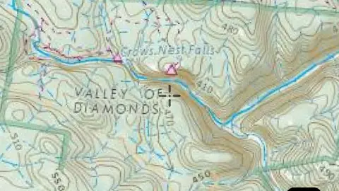 Topography in the Detector Maps app, Queensland