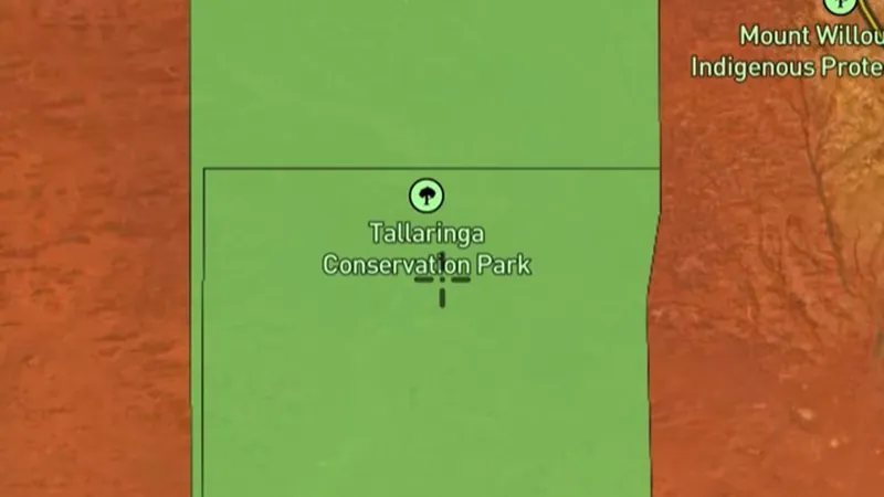 National, Recreation and Conservation Parks in the Detector Maps app, South Australia