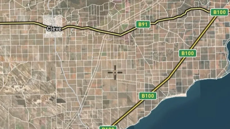 Property Boundaries in the Detector Maps app, South Australia