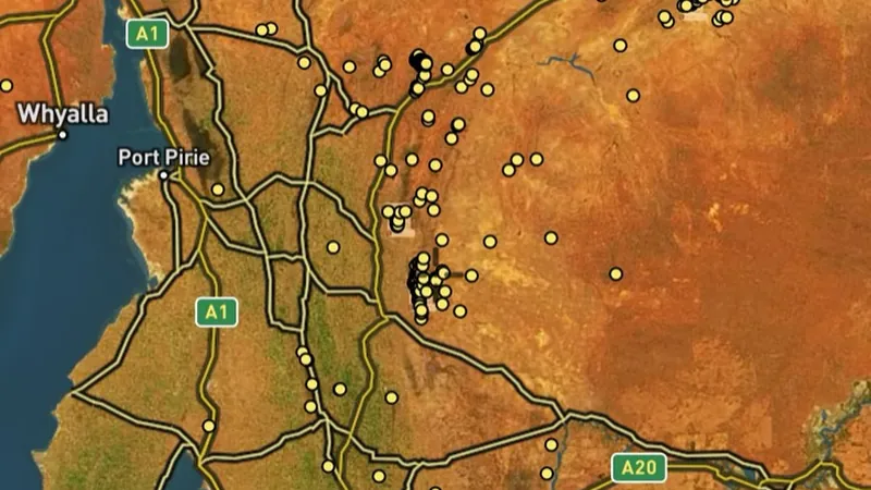Historic Gold Nuggets in the Detector Maps app, South Australia
