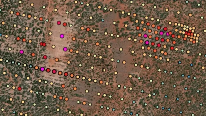Soils in the Detector Maps app, South Australia