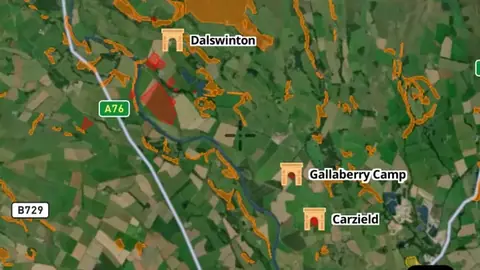 Ancient Places in the Detector Maps app, Scotland