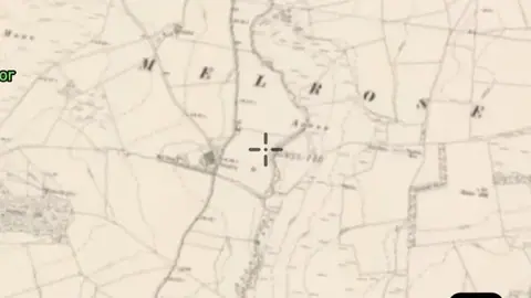 UK Ordnance Survey OSGB 1:10k (circa 1888) in the Detector Maps app, Scotland
