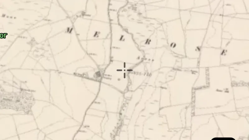 UK Ordnance Survey OSGB 1:10k (circa 1888) in the Detector Maps app, Scotland