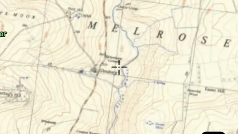 UK Ordnance Survey OSGB 1:25k (circa 1937) in the Detector Maps app, Scotland
