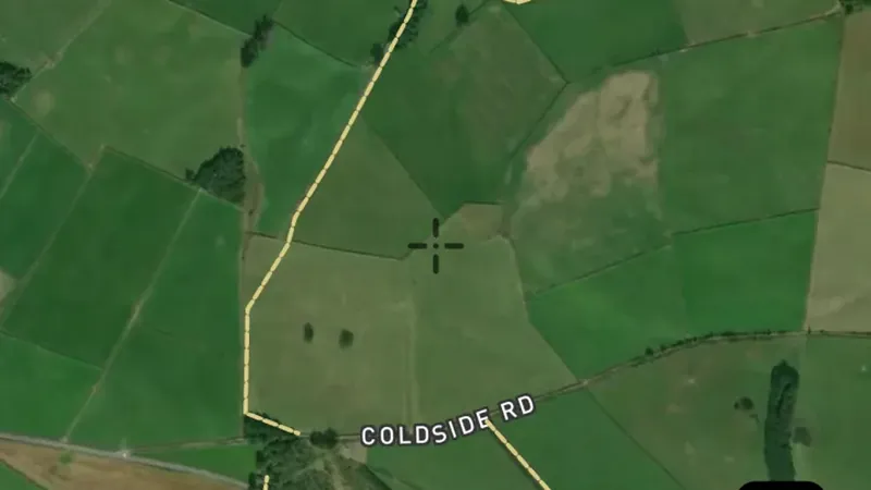 Historic Footpaths in the Detector Maps app, Scotland