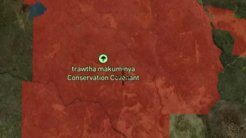 Aboriginal Land in the Detector Maps app, Tasmania