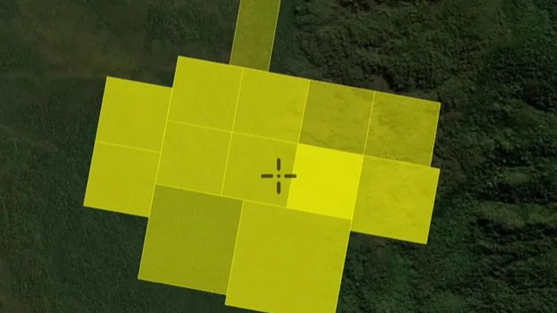 Historic Gold Mining Leases in the Detector Maps app, Tasmania