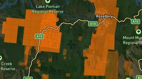 Historic Other Mining Leases in the Detector Maps app, Tasmania