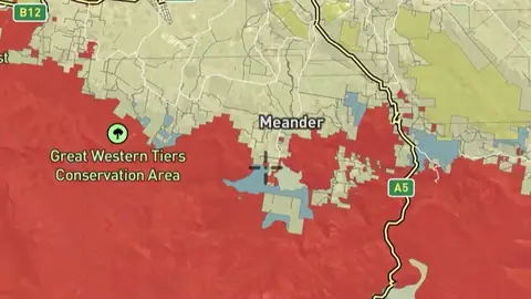 Prospecting Access in the Detector Maps app, Tasmania