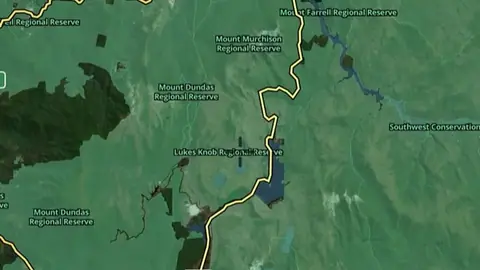 Public Land in the Detector Maps app, Tasmania